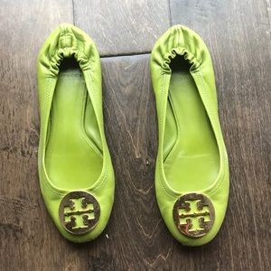 Women’s Tory Burch size 8.5 green flats